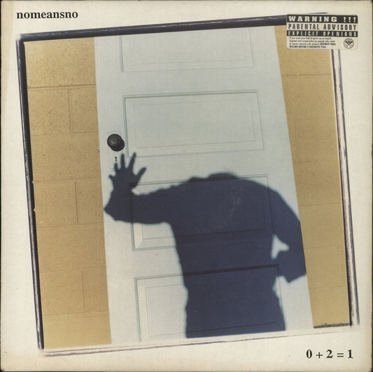 Nomeansno 0 + 2 = 1 [Zero Plus Two Equals One] - Complete UK Vinyl LP