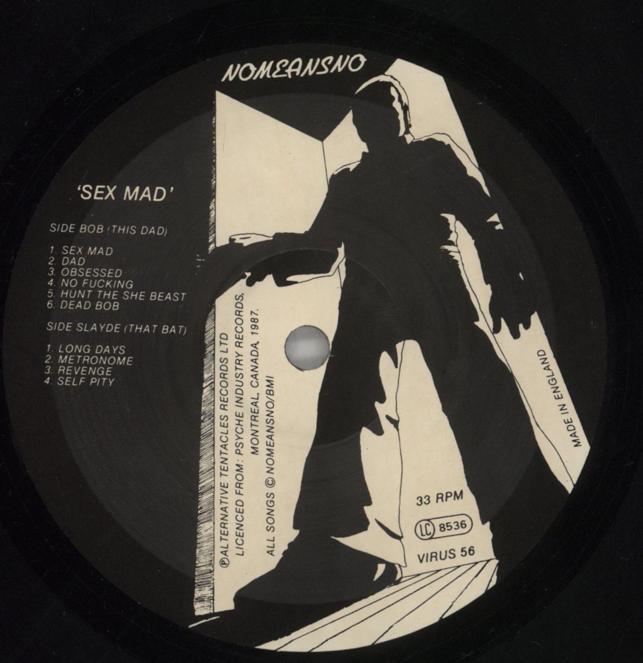 Nomeansno Sex Mad UK Vinyl LP