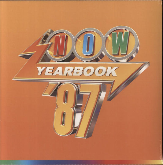 Now That's What I Call Music Now Yearbook '87 - Orange Vinyl - Sealed UK 3-LP vinyl set