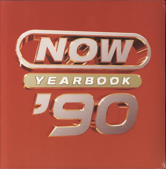 Now That's What I Call Music Now Yearbook '90 - Orange Vinyl - Sealed UK 3-LP vinyl set