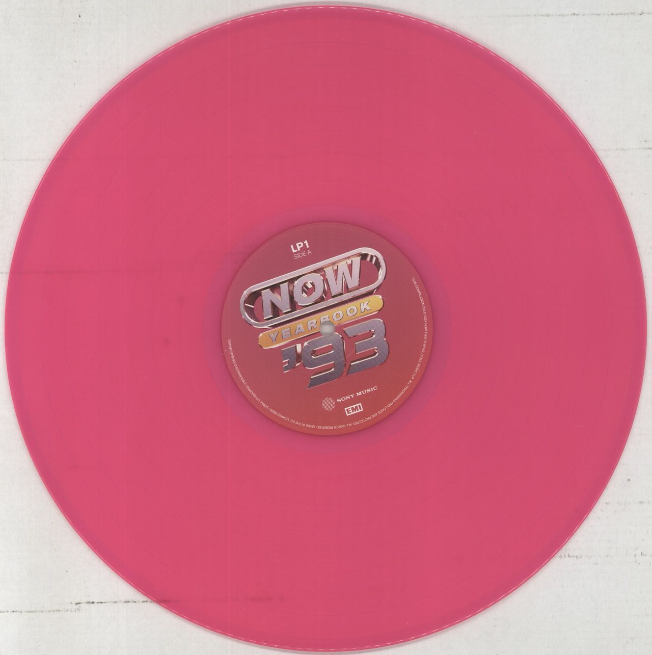 Now That's What I Call Music Now Yearbook '93 - Pink Vinyl UK 3-LP vinyl set