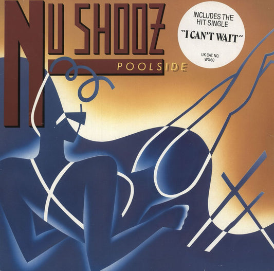 Nu Shooz Poolside - Stickered Sleeve UK Vinyl LP