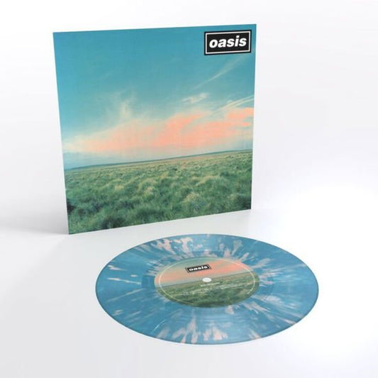 Oasis - Whatever - 30th Anniversary Edition - Pink & Blue Spatter 7" Vinyl Single
