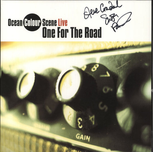 Ocean Colour Scene Live - One For The Road - Autographed UK 2-LP vinyl set