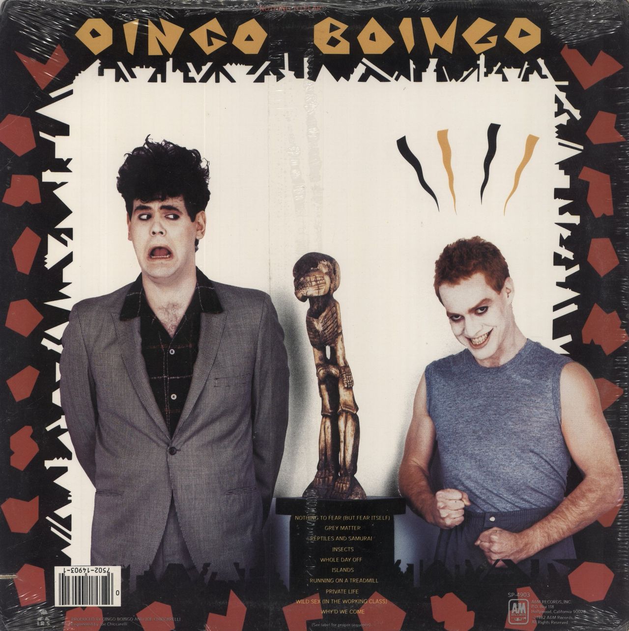 Oingo Boingo Nothing To Fear - Sealed US Vinyl LP