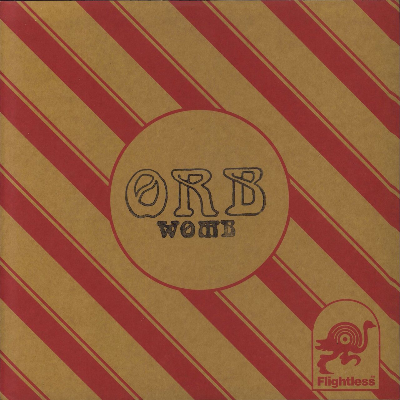 ORB Womb - Orange, Brown & White Twister Wax Vinyl Australian Vinyl LP