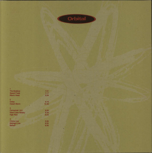 Orbital Orbital - EX UK 2-LP vinyl set