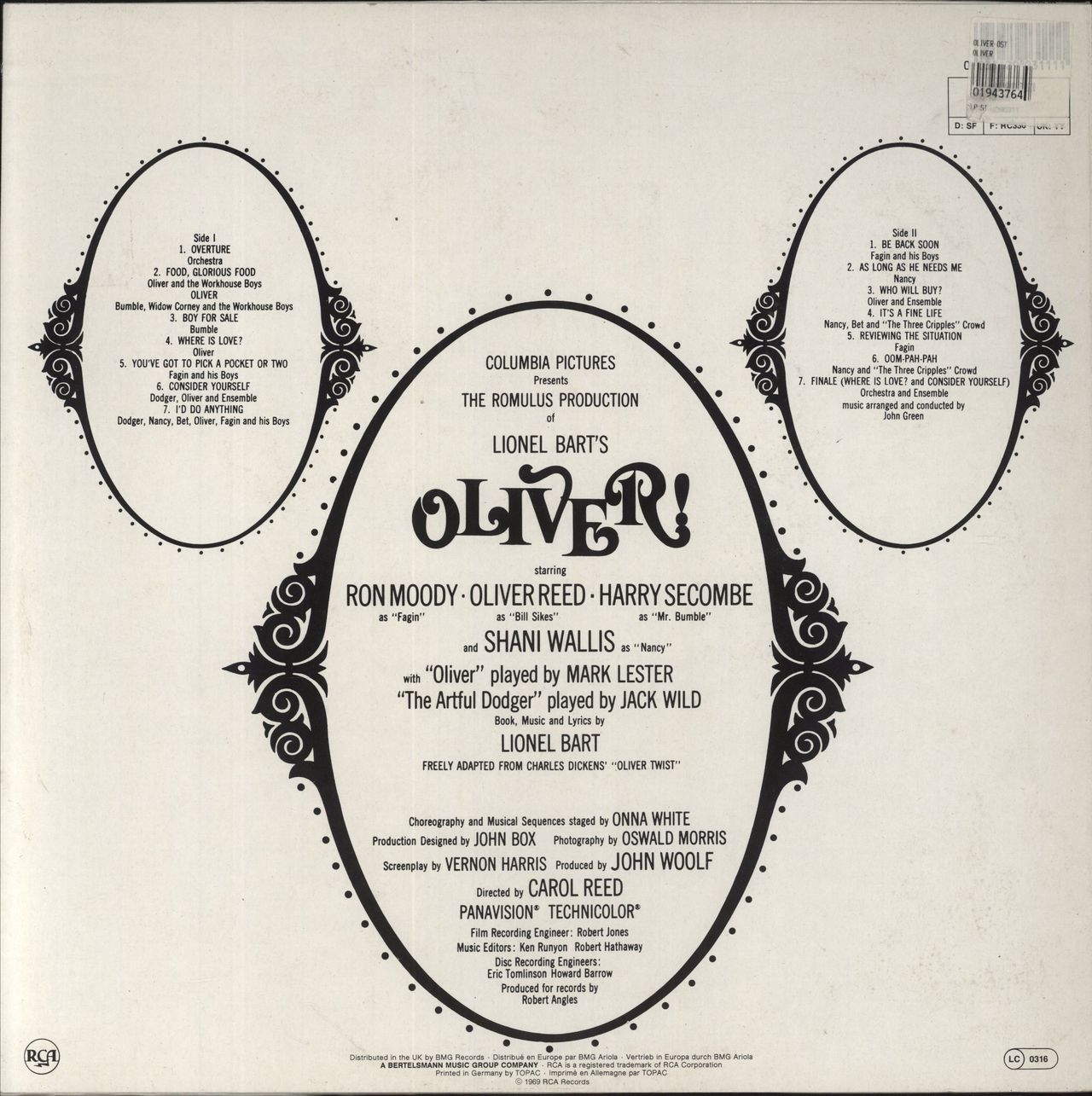 Original Soundtrack Oliver! German Vinyl LP
