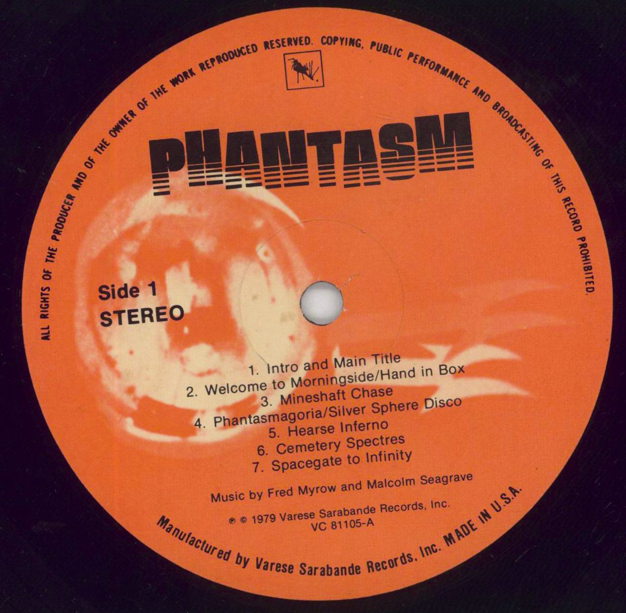 Original Soundtrack Phantasm US Vinyl LP