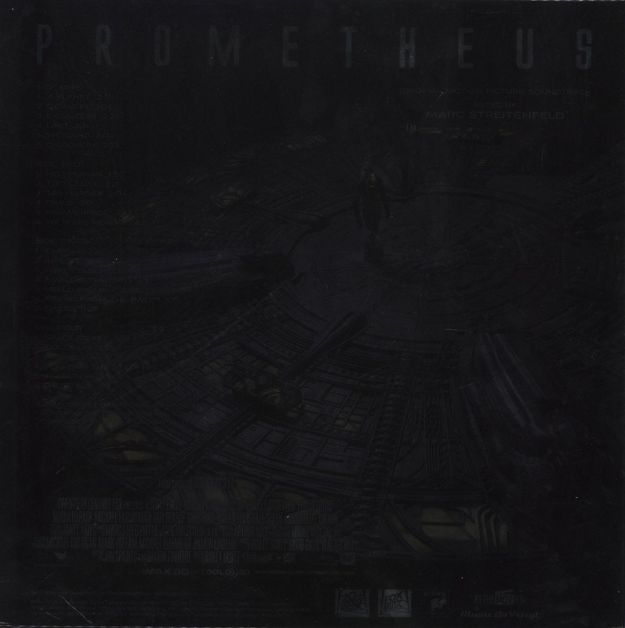 Original Soundtrack Prometheus - Flaming Vinyl + Litho UK 2-LP vinyl set