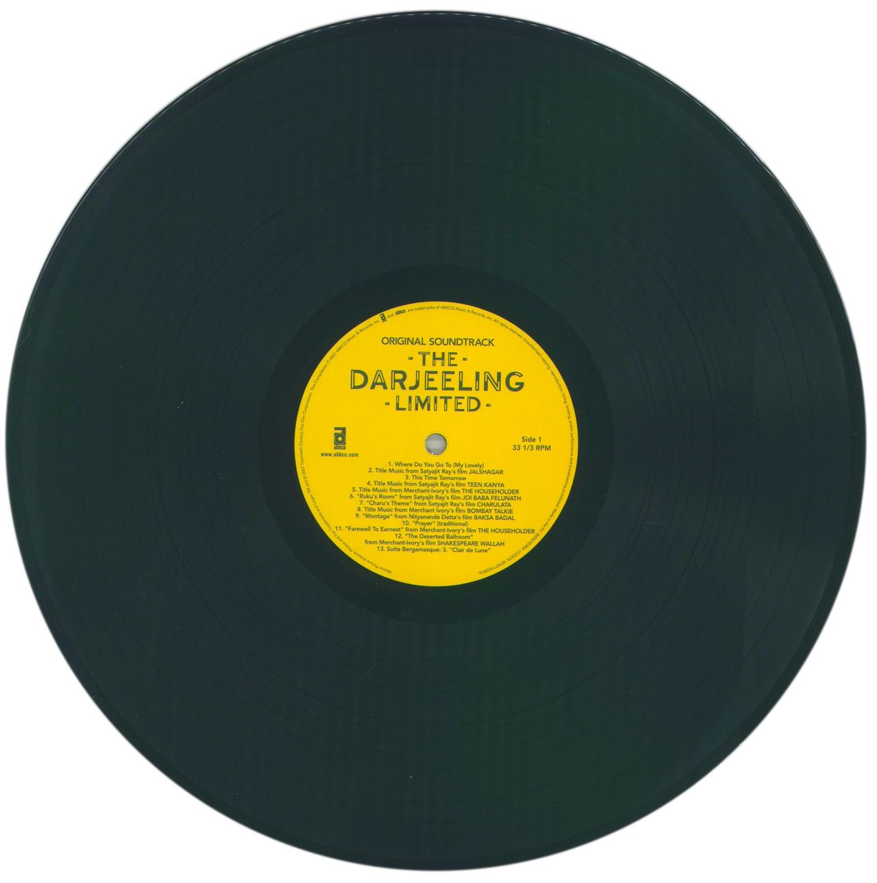 Original Soundtrack The Darjeeling Limited - RSD15 - 180gm Green Vinyl UK Vinyl LP