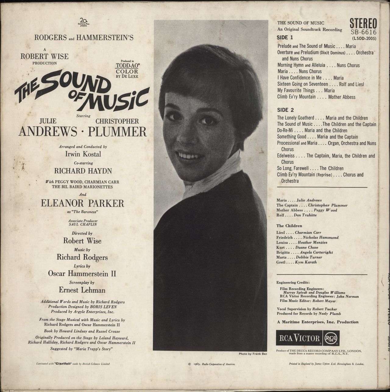 Original Soundtrack The Sound Of Music UK Vinyl LP