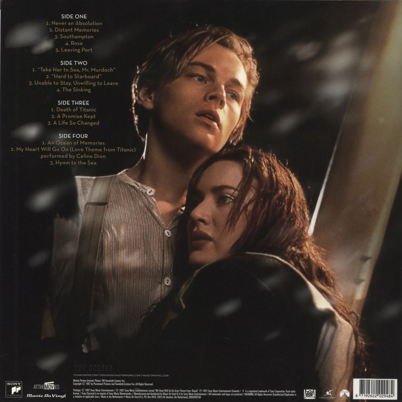 Original Soundtrack Titanic - Silver & Black Marbled Vinyl 180 Gram - EX UK 2-LP vinyl set