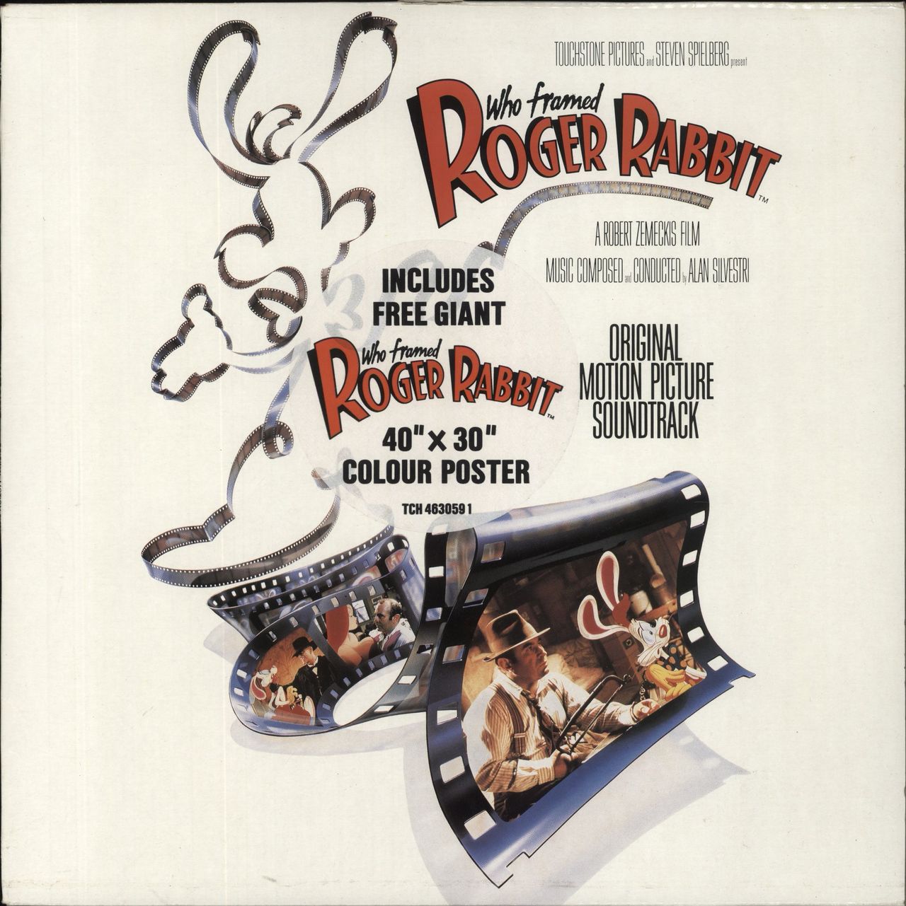 Original Soundtrack Who Framed Roger Rabbit - EX + Poster UK Vinyl LP
