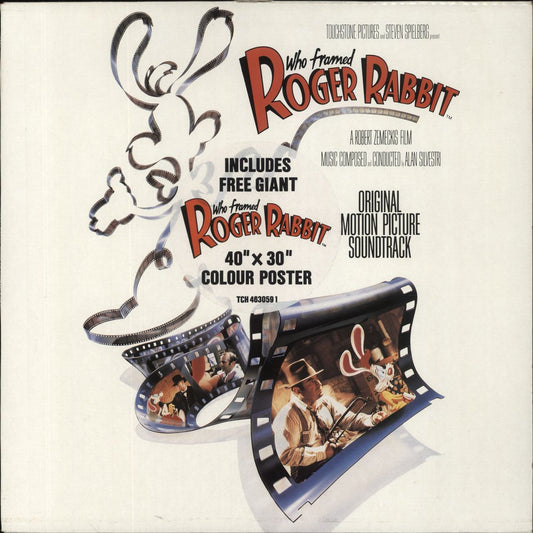 Original Soundtrack Who Framed Roger Rabbit - EX + Poster UK Vinyl LP