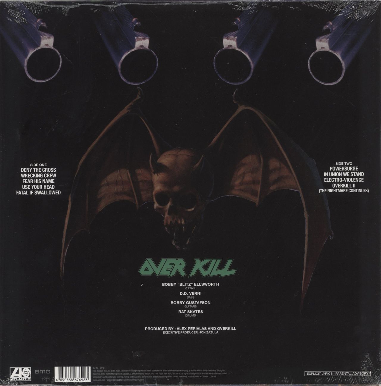 Overkill Taking Over - Pink Marble Vinyl - Sealed US Vinyl LP