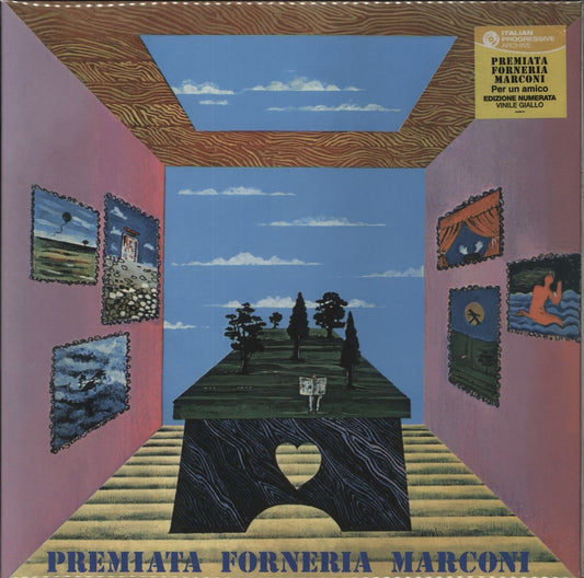 P.F.M. Per Un Amico - Yellow Vinyl Italian Vinyl LP