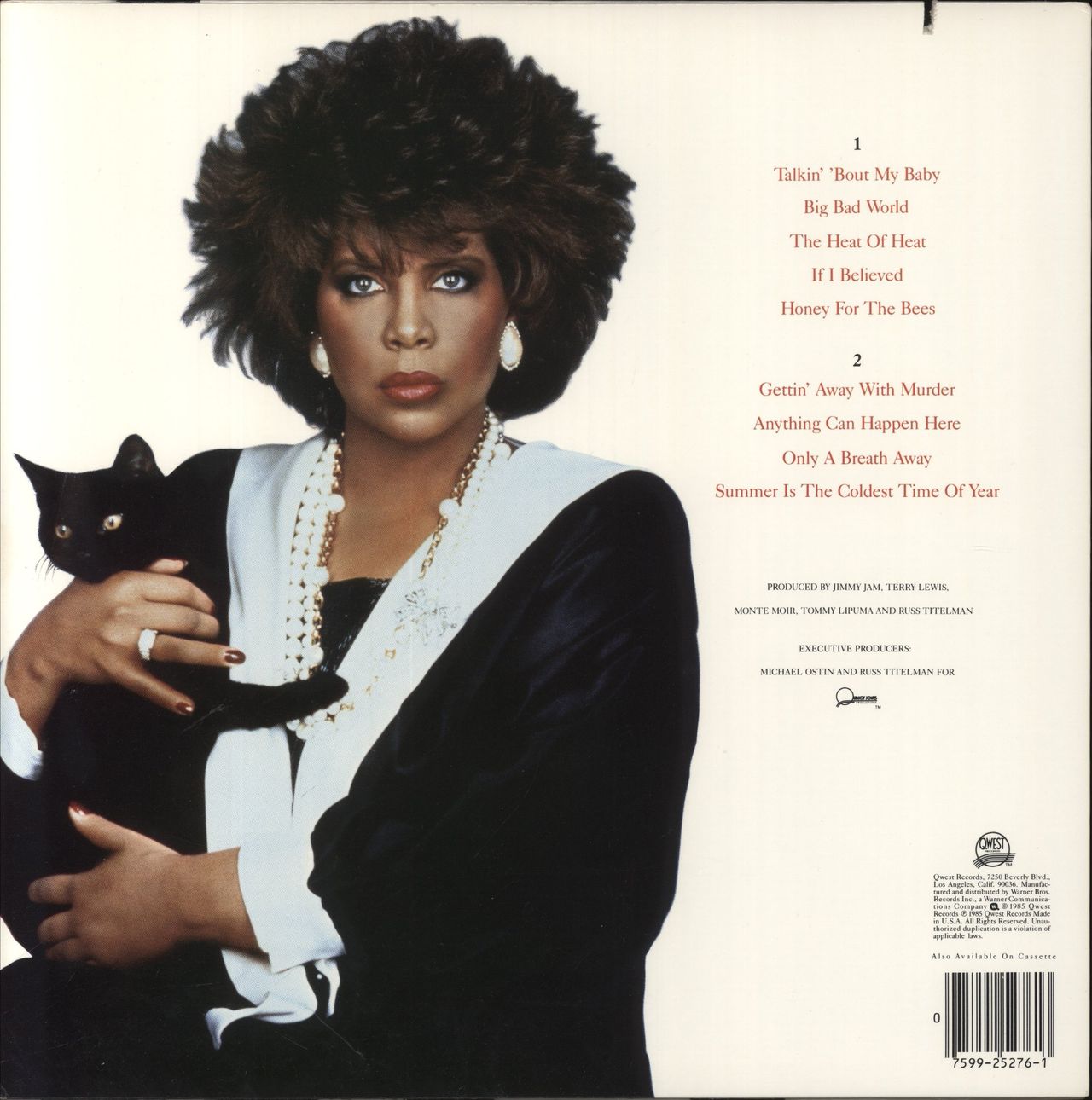 Patti Austin Getting Away With Murder - Deletion cut US Vinyl LP