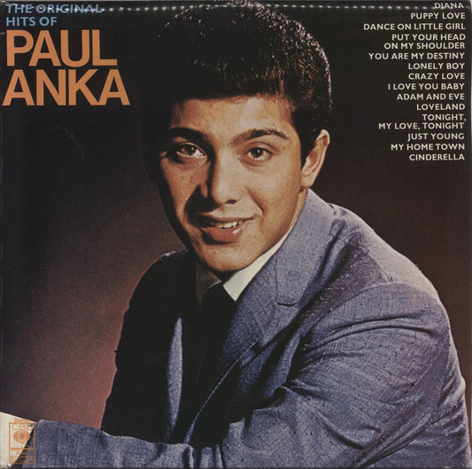 Paul Anka The Original Hits Of Paul Anka UK Vinyl LP