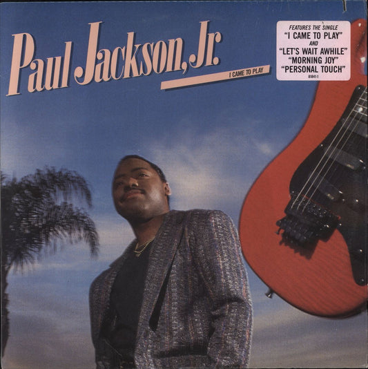 Paul Jackson Jr. I Came To Play - Opened Shrinkwrap US Vinyl LP