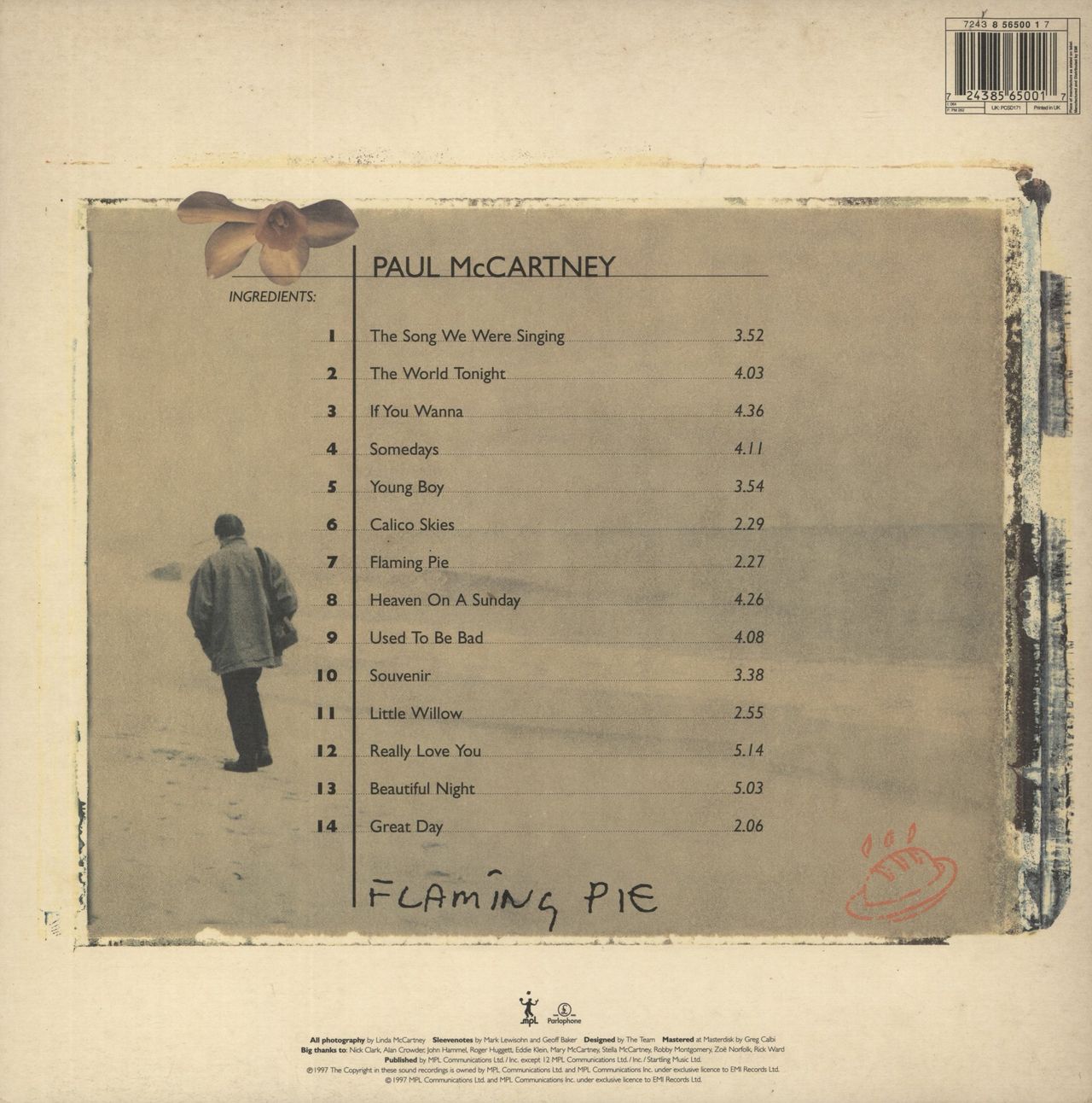 Paul McCartney and Wings Flaming Pie - EX UK Vinyl LP