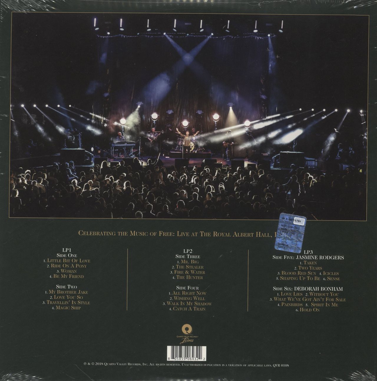 Paul Rodgers Free Spirit - 180 Gram UK 3-LP vinyl set