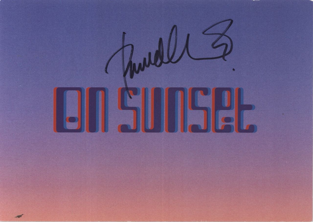 Paul Weller On Sunset - Purple Vinyl - Autographed UK 2-LP vinyl set
