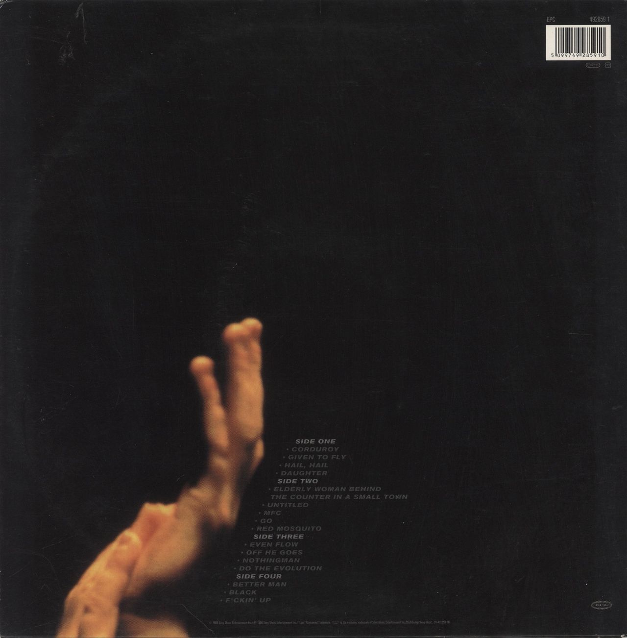 Pearl Jam Live On Two Legs - EX UK 2-LP vinyl set