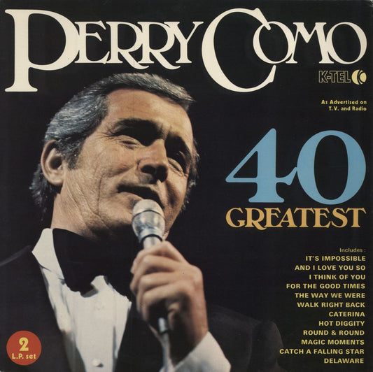 Perry Como 40 Greatest - French pressing French 2-LP vinyl set