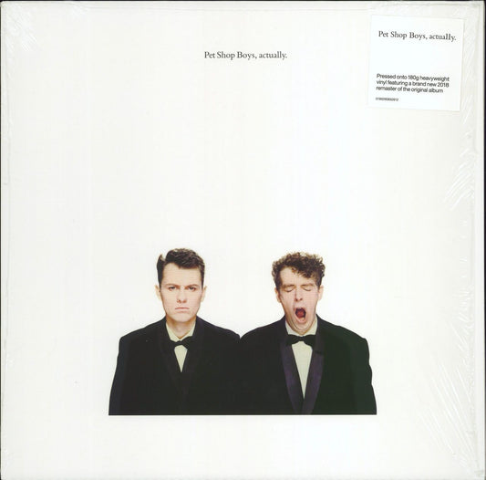 Pet Shop Boys Actually - 180gm Vinyl + Shrink UK Vinyl LP