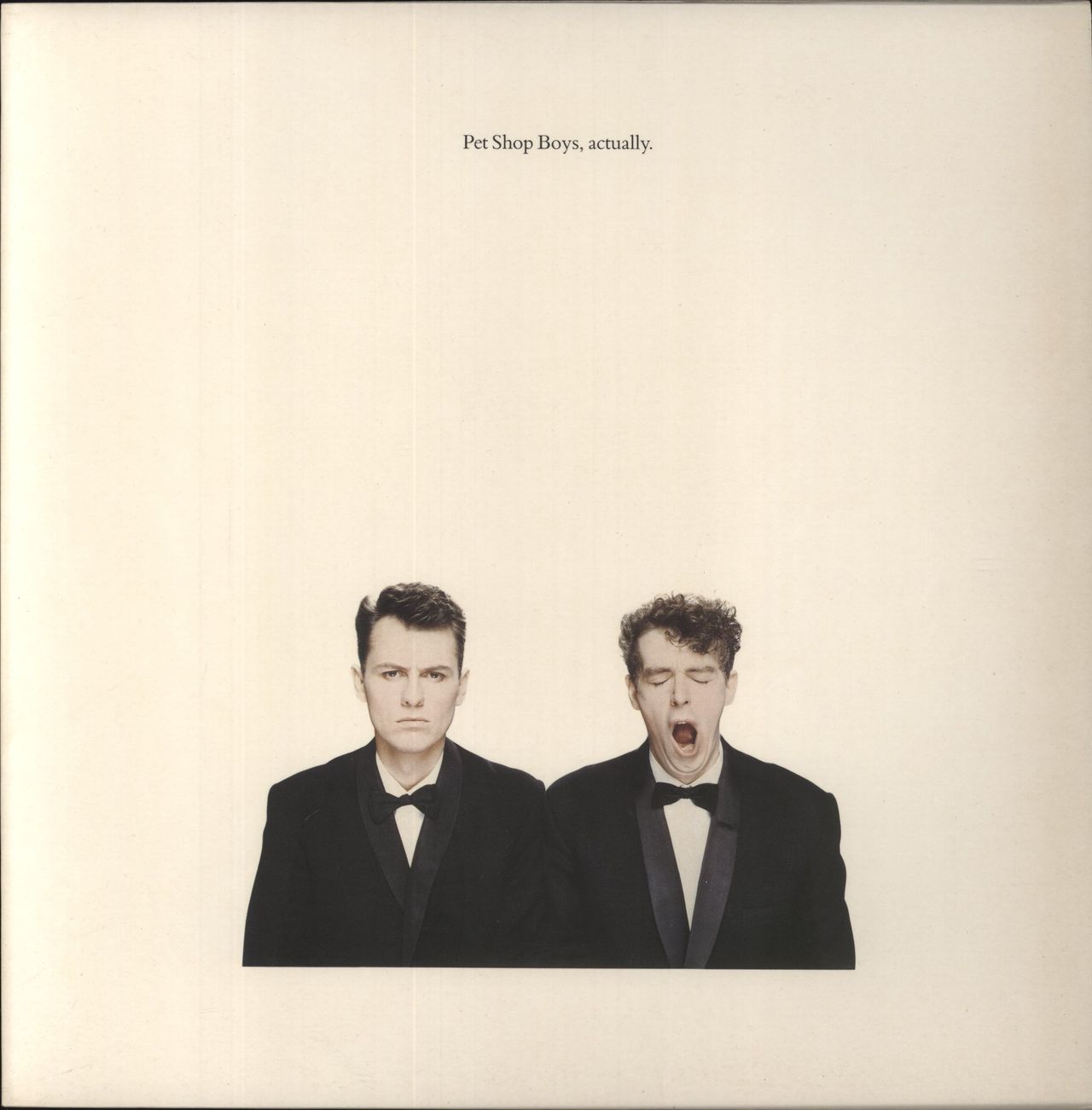 Pet Shop Boys Actually UK Vinyl LP