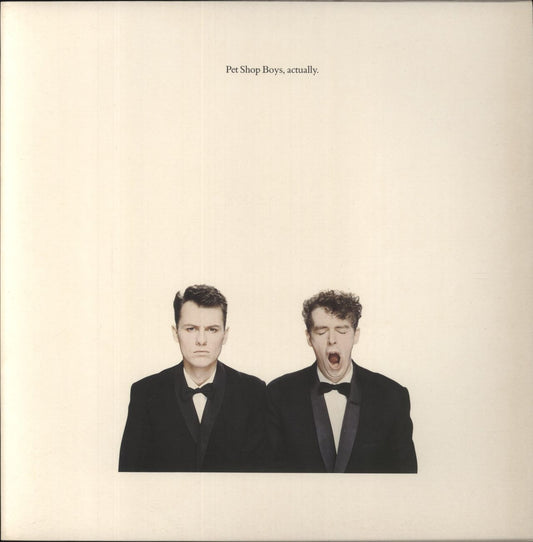 Pet Shop Boys Actually UK Vinyl LP