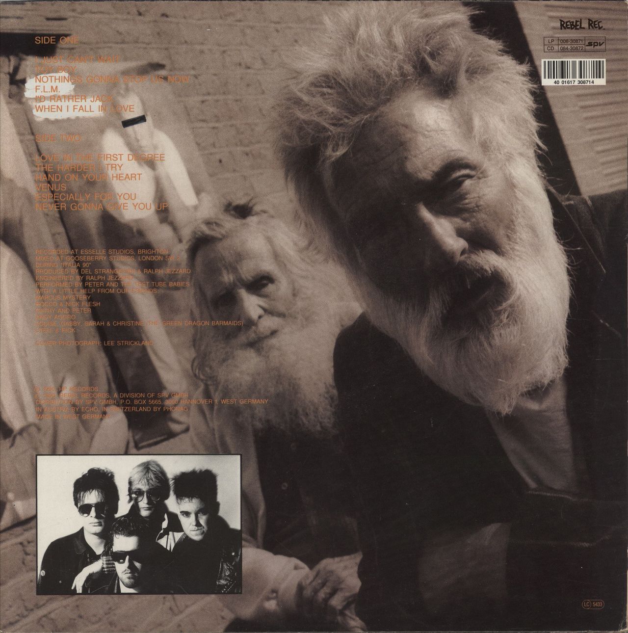 Peter & The Test Tube Babies The $hit Factory German Vinyl LP