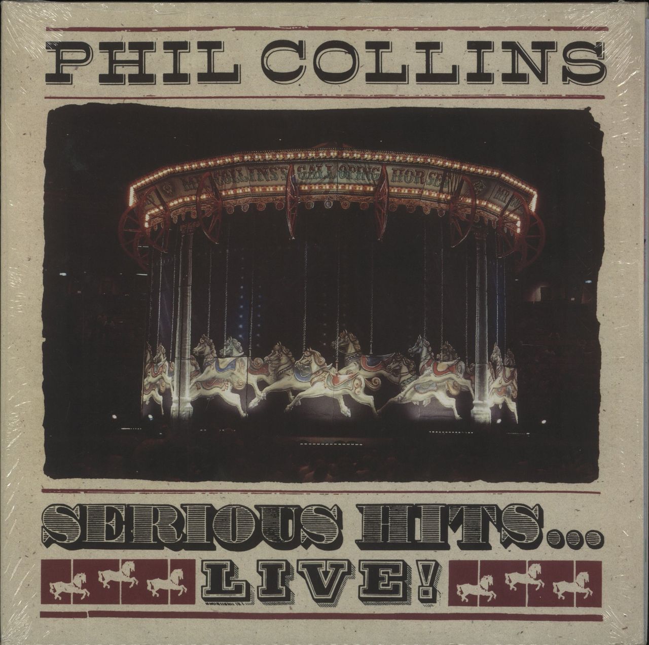 Phil Collins Serious Hits...Live! - Sealed UK 2-LP vinyl set
