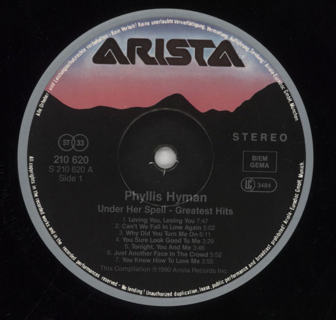 Phyllis Hyman The Best Of Phyllis Hyman - Greatest Hits German Vinyl LP