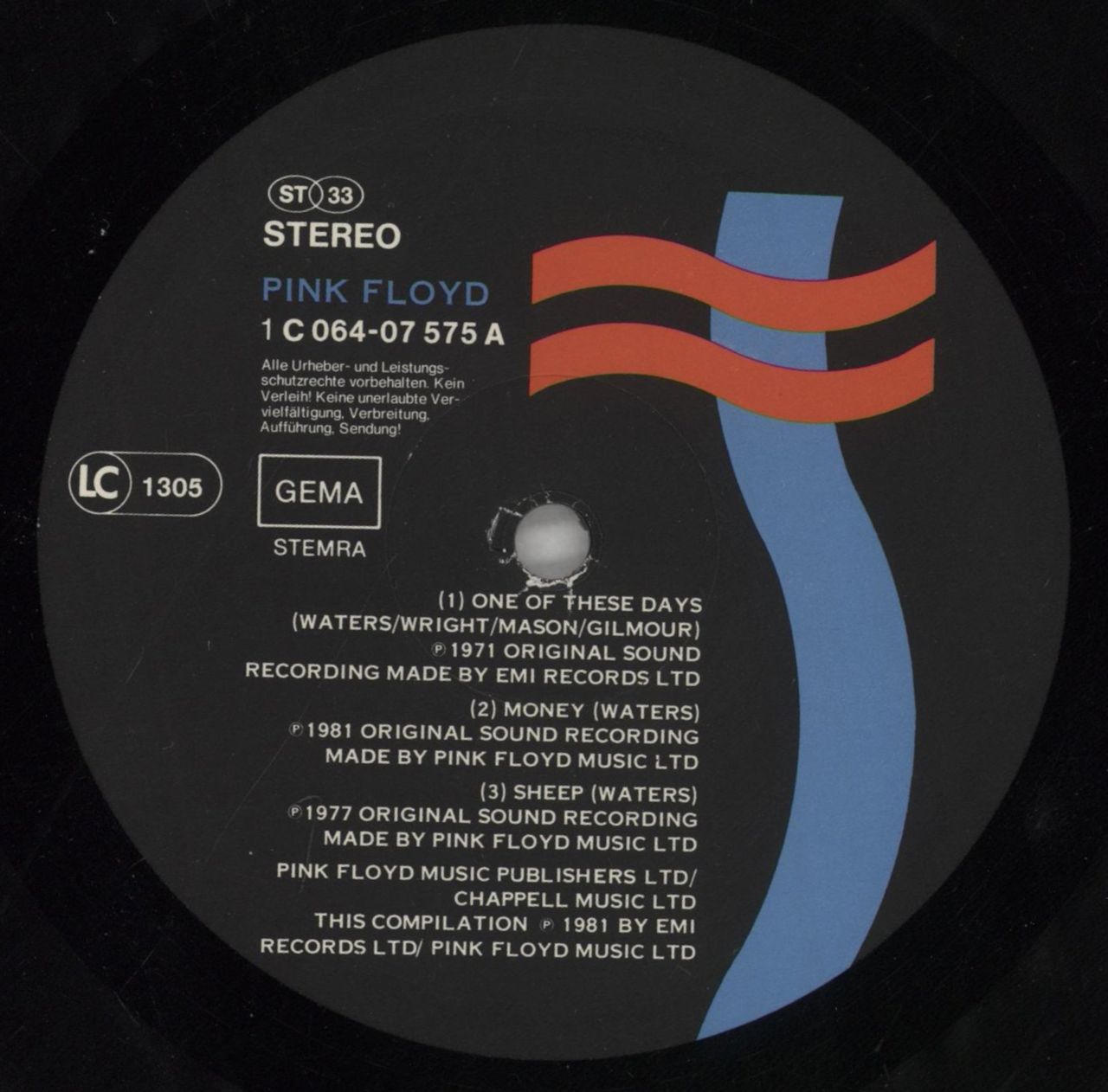 Pink Floyd A Collection Of Great Dance Songs German Vinyl LP