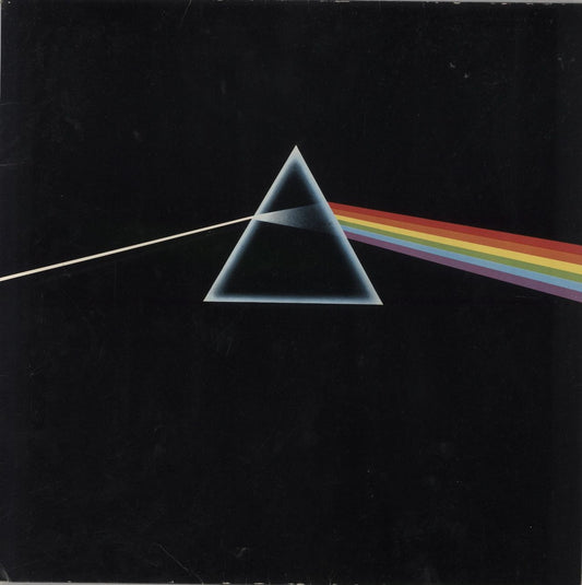 Pink Floyd The Dark Side Of The Moon - 5th + Posters/stickers UK Vinyl LP