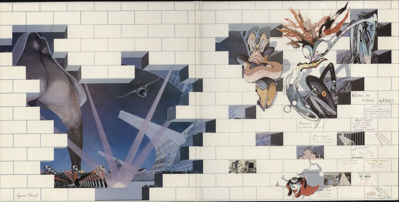Pink Floyd The Wall - 3rd UK 2-LP vinyl set