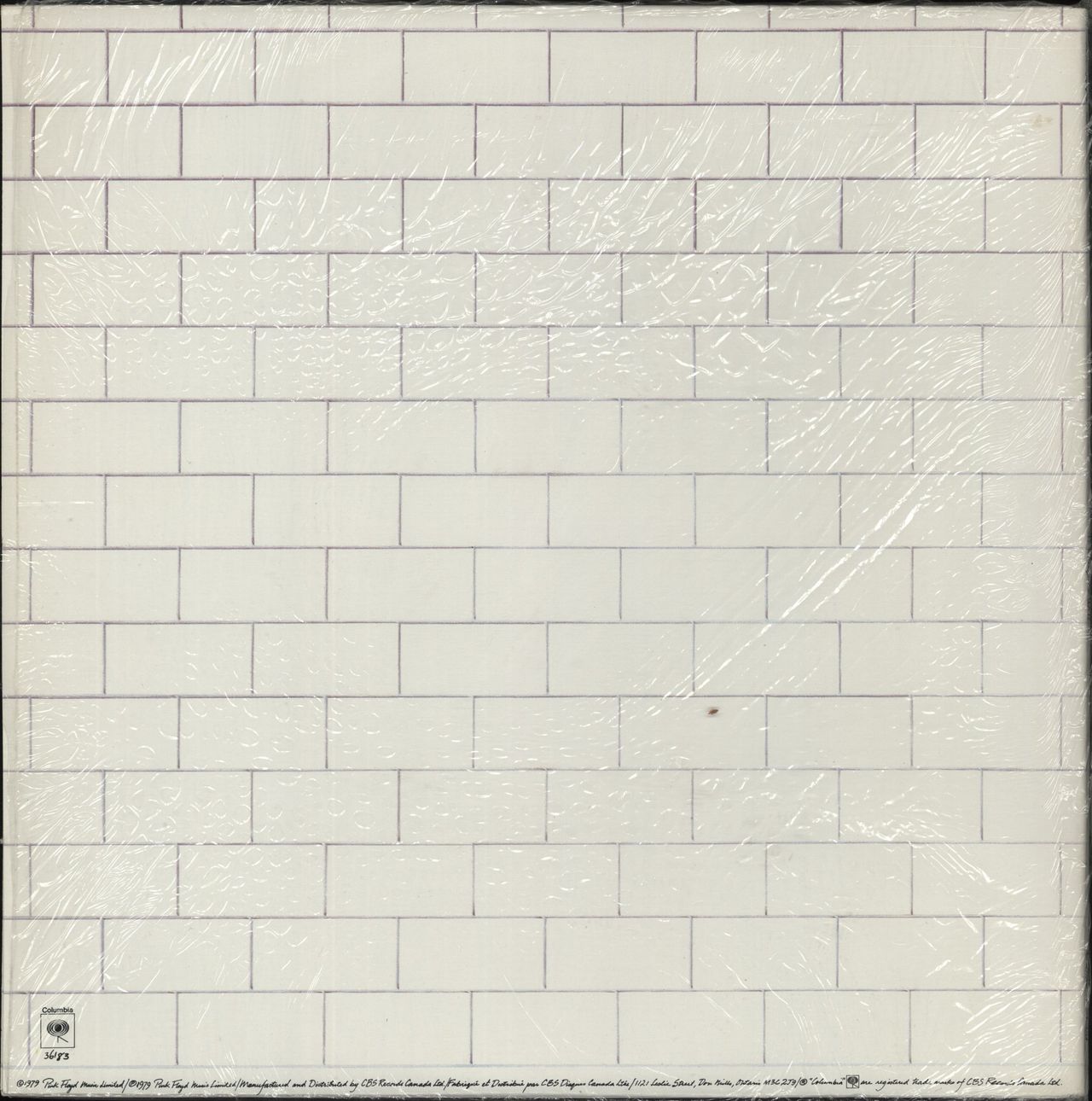 Pink Floyd The Wall - Shrink and Stickers Canadian 2-LP vinyl set