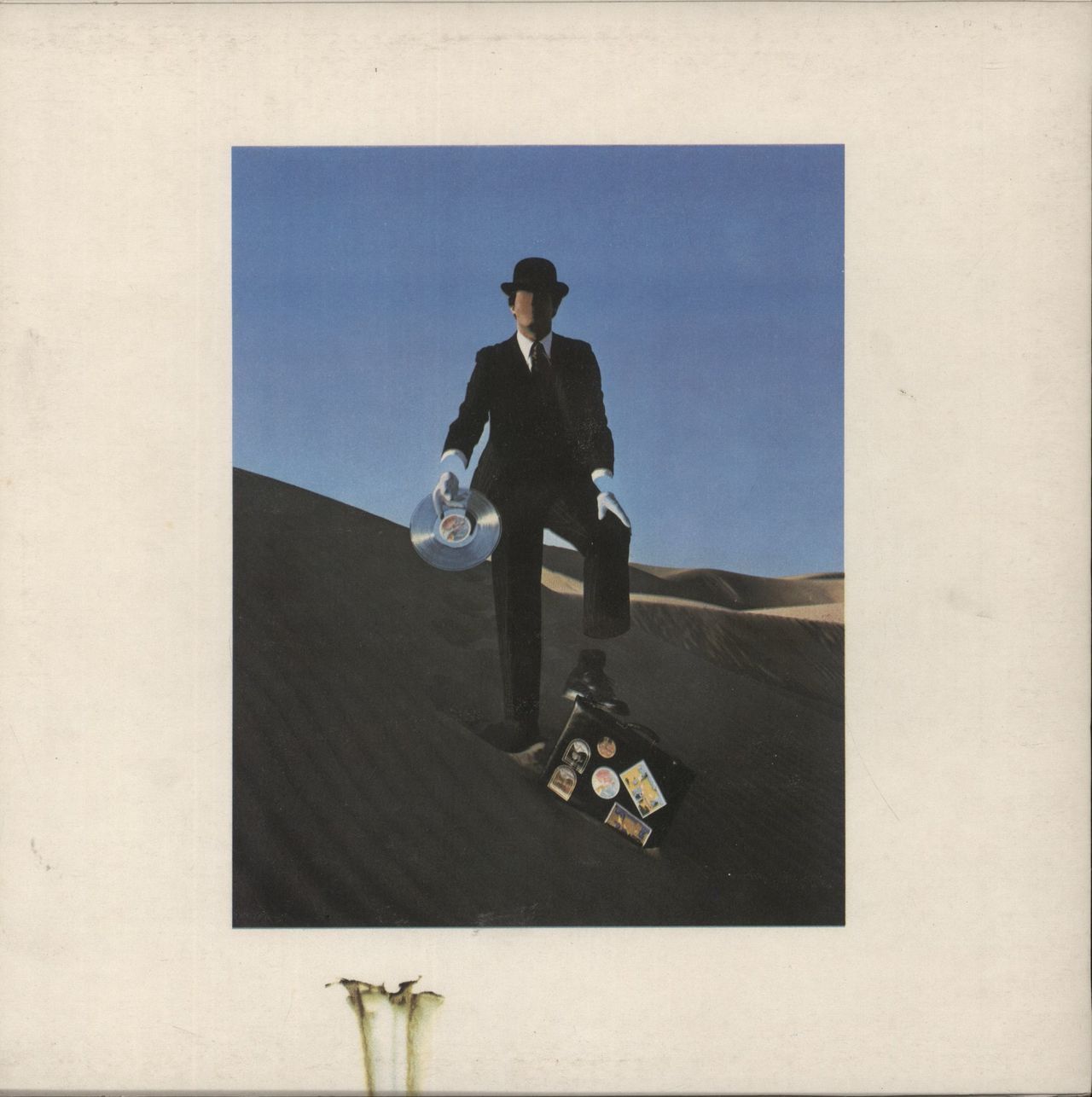 Pink Floyd Wish You Were Here - 2nd + Postcard & Sticker - EX UK Vinyl LP