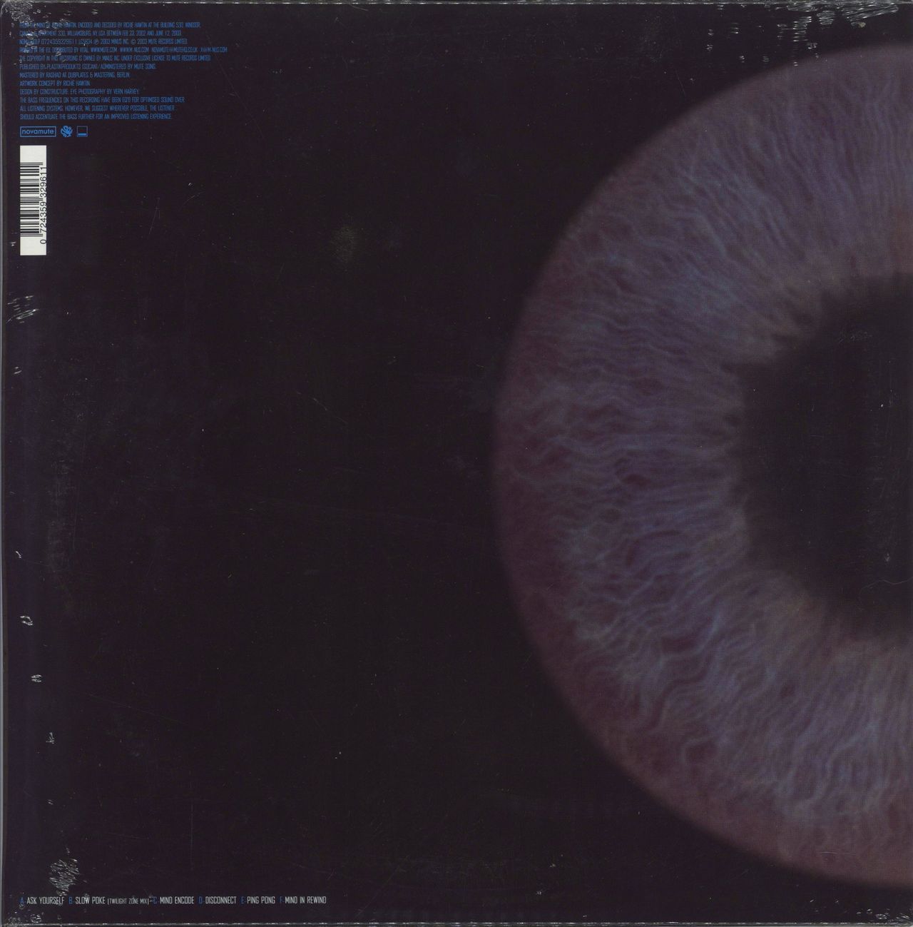 Plastikman Closer - Sealed UK 3-LP vinyl set