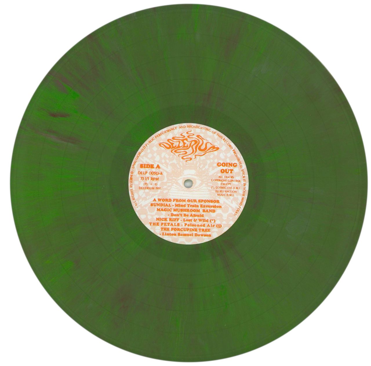Porcupine Tree A Psychedelic Psauna - Red & Green Marbled Vinyl + Inserts UK 2-LP vinyl set