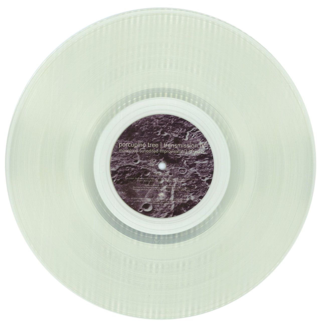 Porcupine Tree Transmission IV - Moonloop EP - Clear Vinyl UK Vinyl LP