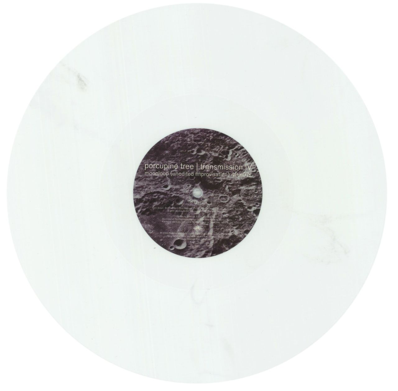 Porcupine Tree Transmission IV - Moonloop EP - White Vinyl UK Vinyl LP