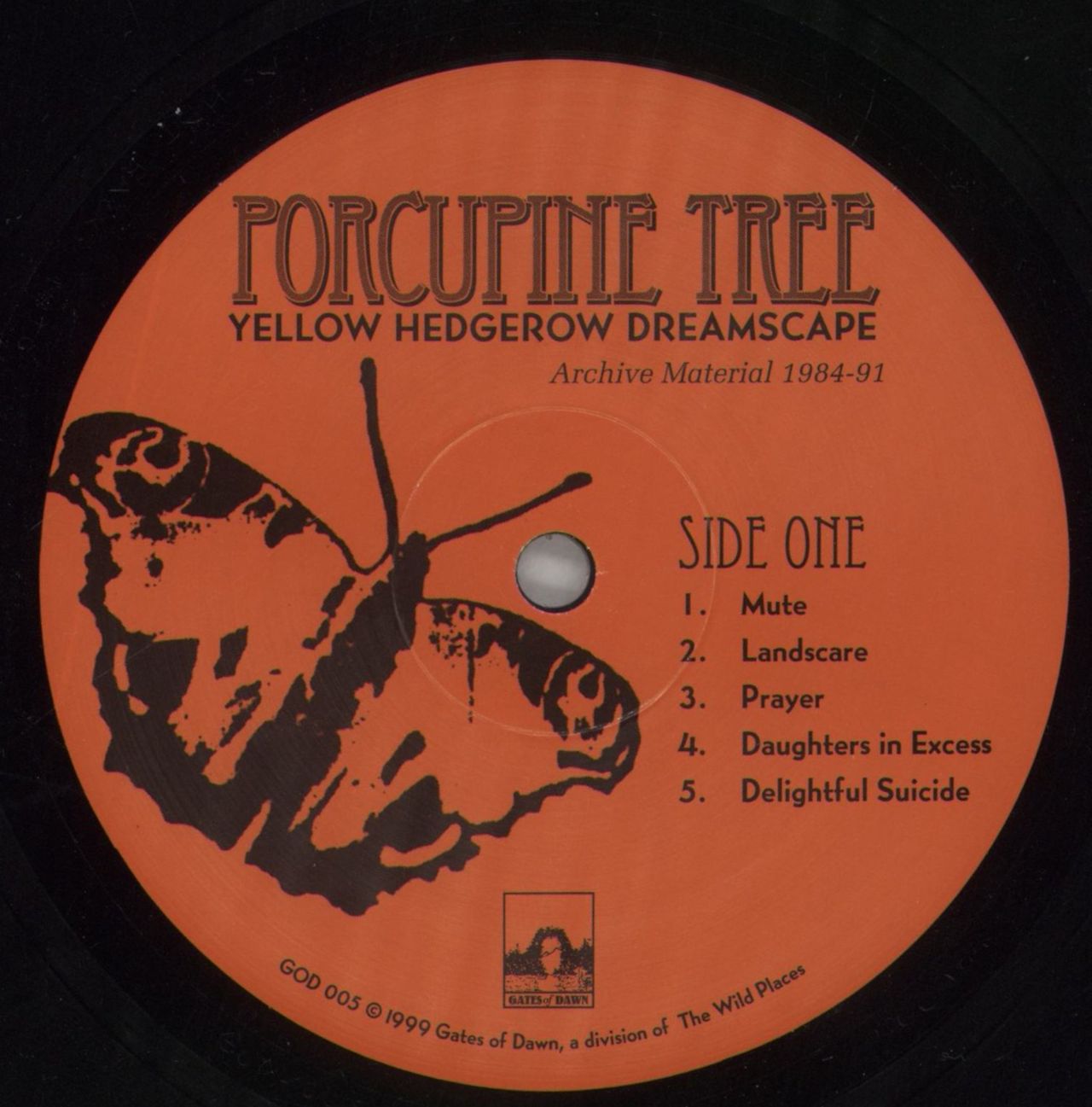 Porcupine Tree Yellow Hedgerow Dreamscape Archive Material 1984-91 US 2-LP vinyl set