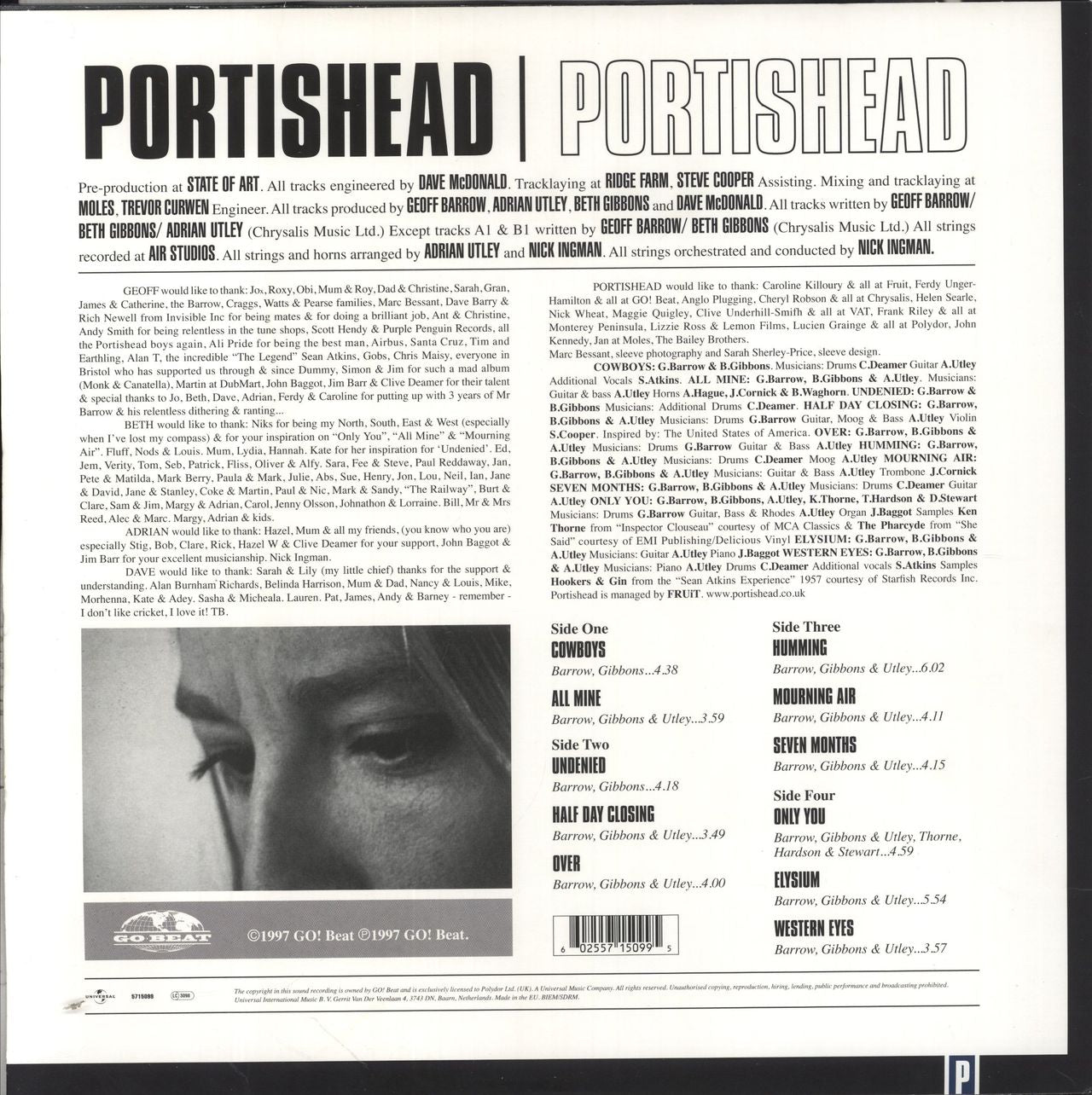 Portishead Portishead UK 2-LP vinyl set