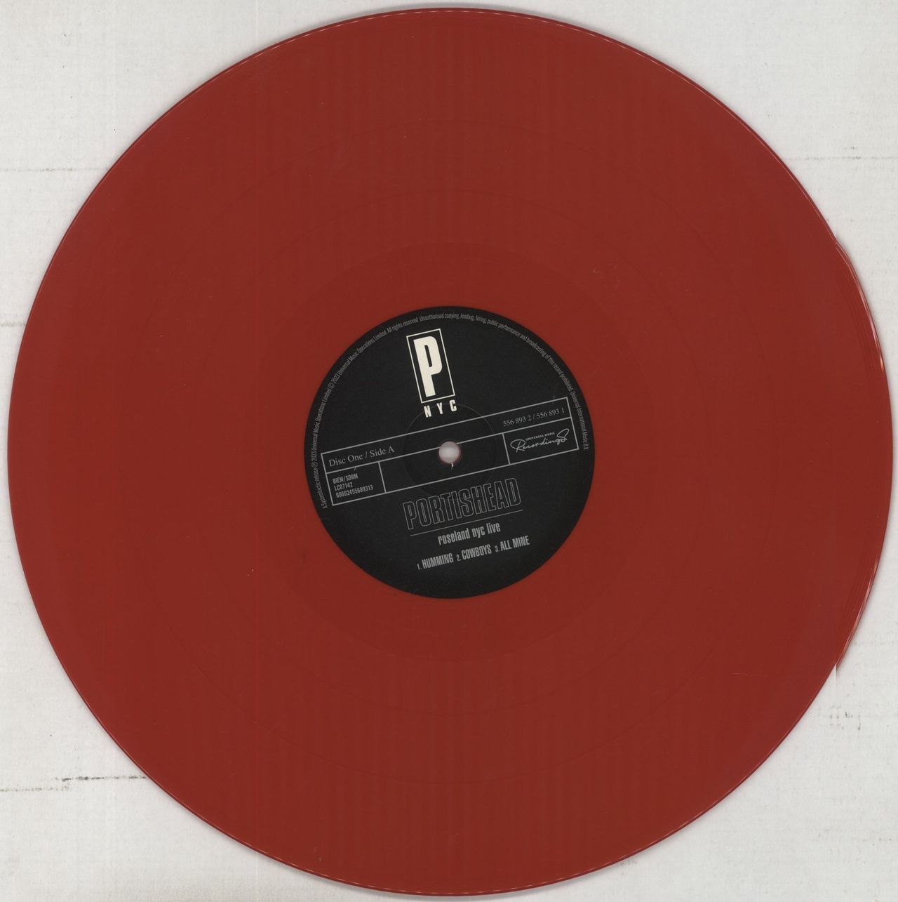 Portishead Roseland NYC Live - Remastered Red Vinyl + Poster & VIP Pass UK 2-LP vinyl set