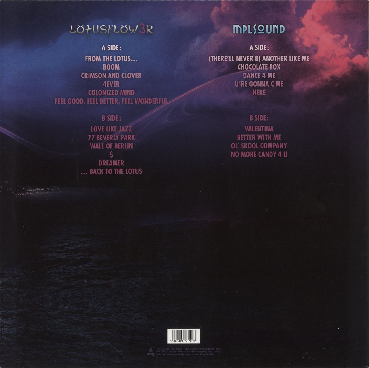 Prince Lotusflow3r / MPLSound French 2-LP vinyl set