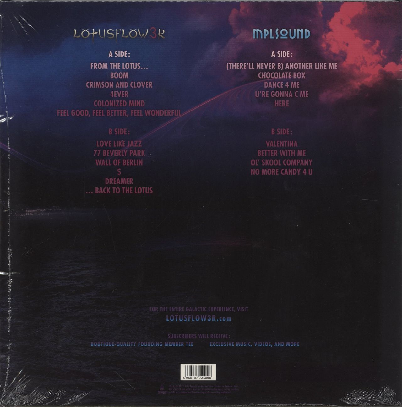 Prince Lotusflow3r / MPLSound + Shrink French 2-LP vinyl set