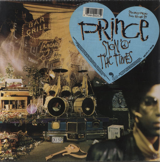 Prince Sign 'O' The Times - Sealed - Promo Stickered UK Promo 2-LP vinyl set